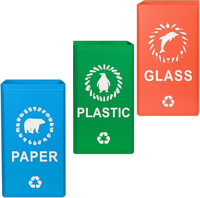 Large Open Trash Bag LeakProof Design Efficient Waste Disposal Bag Organization Bags for Garbage Collection Home Use Kitchen Bags