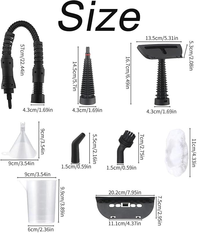 2026 New Pressurized Handheld Steam Cleaner For Home Multi-Surface Natural Steam Cleaner For Cleaning Floor Upholstery Grout And Car (A)