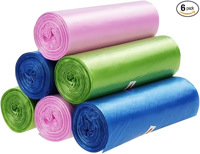 10 Gallon Kitchen Trash Bags 120 Counts/ 6 Rolls