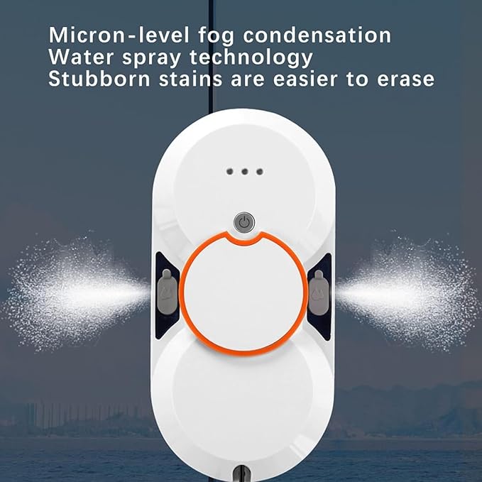 Window Cleaner Robot5600pa Smart Glass Cleaning Robotic- Dual Water Spray for Indoor and Outdoor Tile Kit with Remote Control