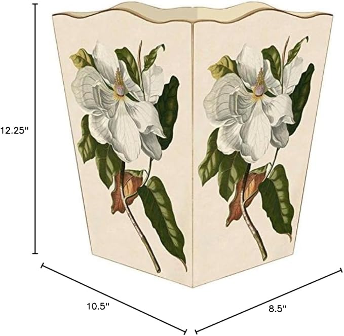Marye-Kelley WB2639 -Magnolia Wastepaper Basket
