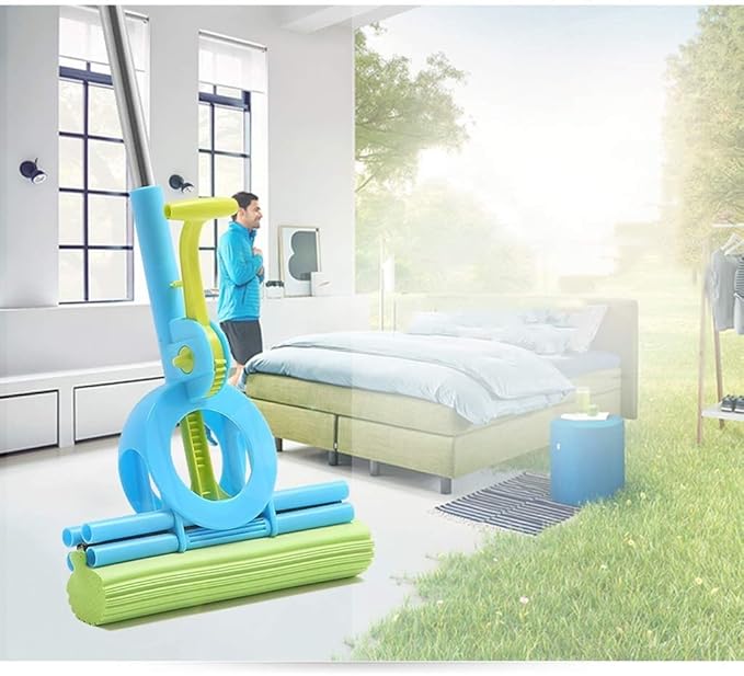 Award-Winning Original Hand Push Spin Mop - Life Time Microfiber
