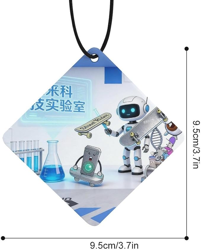 5PCS Car Air Freshener Hanging Personalized Double Sided Steampunk Puppy Car Fresheners Long Lasting New Cars Scents Cute Automotive Freshies for Closets Drawers (tea)