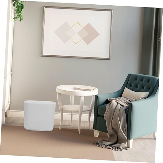 OUNONA Trash Can Wastebasket Press Type Lid Dual Kitchen Garbage Bin for Wet and Dry Separation Space-Saving Design for Home Office and Bathroom Use