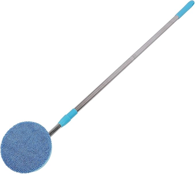 Cordless Electric Mop Powerful Effortless Flexible Head Cordless Mop for Floor Window Ceiling ABS Material 6Pcs Accessories Included (Type 1)