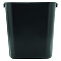 Rubbermaid Commercial Products Fg295500Bla Plastic Resin Deskside Wastebasket 3.5 Gallon/13 Quart Black 4 Pack