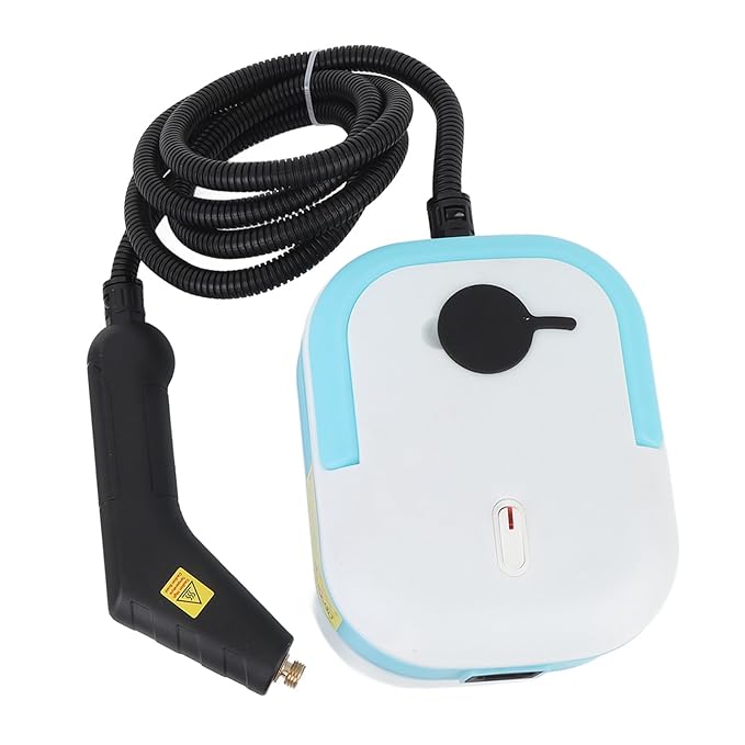 Yinhing Handheld Steam Cleaner Powerful 1200W Multi Functional Portable Steamer Fast Heating 10s for Kitchen Bathroom Tile Car Detailing ABS Material 1200ml Tank (US Plug 110V)