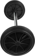 Operitacx Small Trash Can Replacement Wheel Garbage Bin Wheel Wastebasket Pulley Wheel Replacement Parts for Garden Street Patio Trash Can (Wheel Diameter 7 inches)