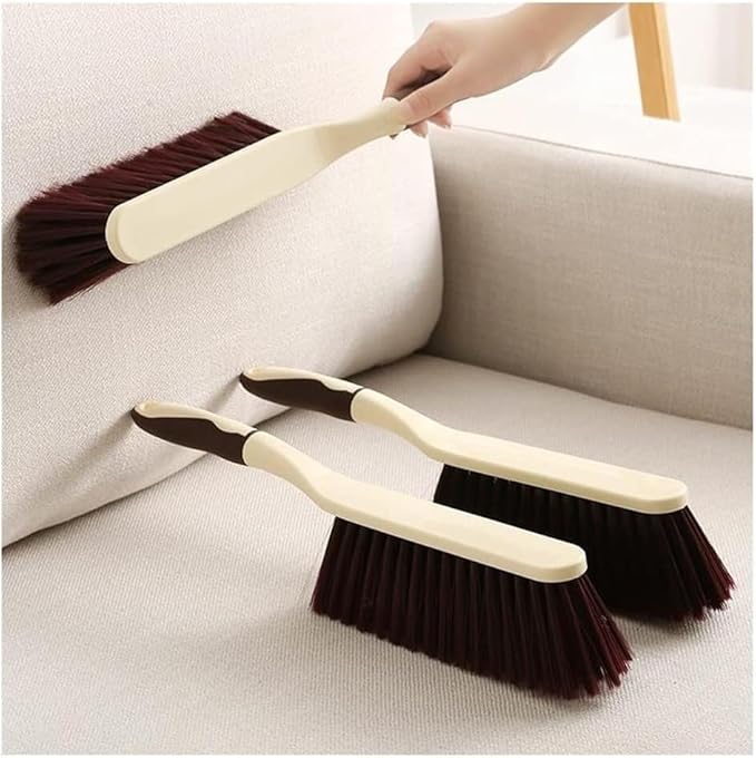 Whisk Broom Hand HeldHand BrushSoft Cleaning Brush Cleaning Tools Bed Brush Suitable for Cleaning Bead Sheet Clothes Sofa Blanket Cabinet Bedspread Car and So On dust Catcher