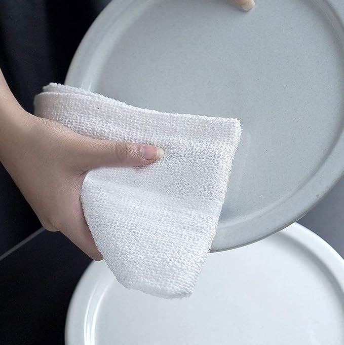 Avalon Towels Terry Bar Mop Towels (Value Pack of 30) Size 16x19 – Absorbent and Durable Multipurpose Cleaning Rags Cotton Cleaning Towels Terry Cloth Rags Reusable Shop Rags (White)