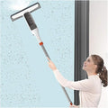 Magnetic Window Cleaner Water Spraying Window Cleaner122Cm/48In with Reusable Microfiber Pads for Hardwood Marble Tile Laminate Or Ceramic Floors