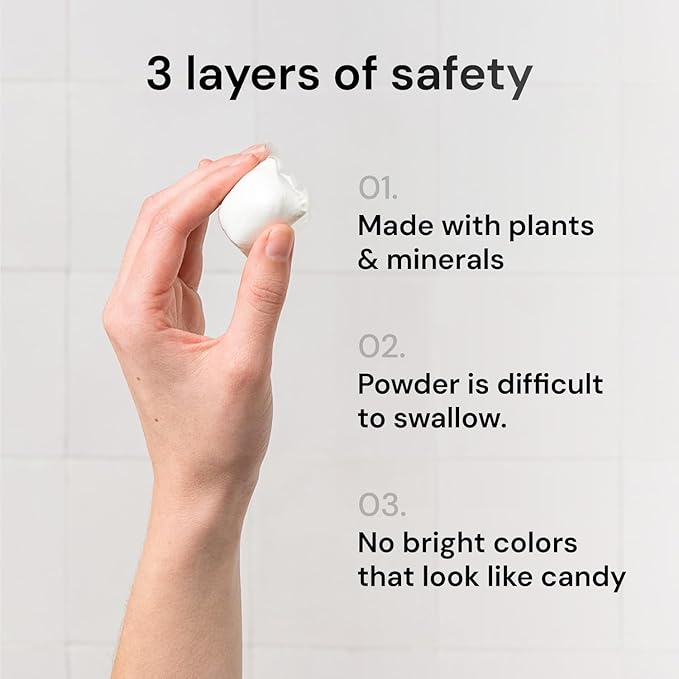 Grab Green Natural 3 in 1 Laundry Detergent Pods Lavender + Vanilla-with Essential Oils Organic Enzyme-Powered Plant &amp Mineral-Based White 34 Oz 60 Count