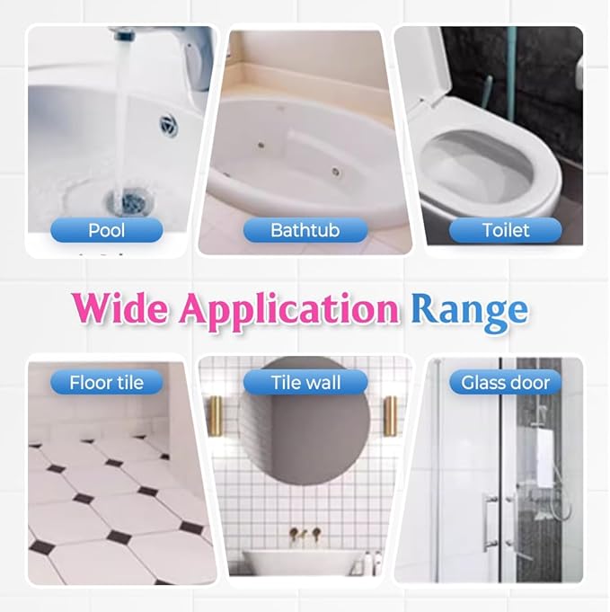 Bathroom Descaler Foam Cleaner 2026 New Foam Spray Cleaner Multipurpose Stubborn Stains Remover for Kitchen Bathroom Hard Water Stain Remover for Home Use (1 Pcs)