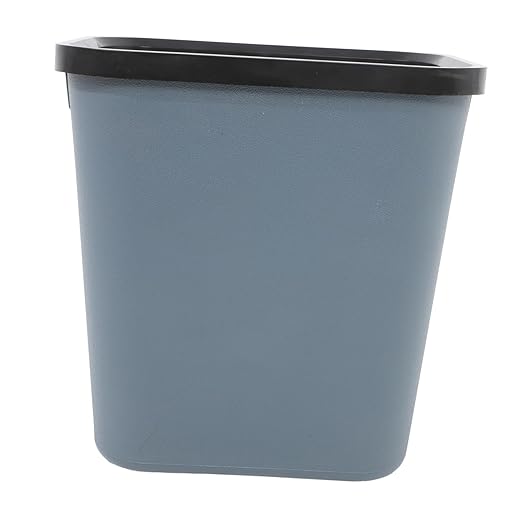 Trash Can Fire Resistant Plastic Office Garbage Can for Home Bathroom and Hotel Versatile Waste Bucket with Reinforced Build and Elegant Design for Dorm Rooms