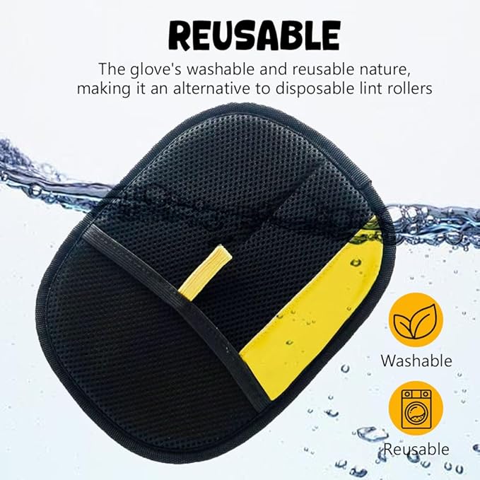 2 Pcs Pet Hair Removal Glove for Dogs &amp Cats 2026 New Electrostatic Pet Hair Glove Reusable Pet Hair Remover Tool for Laundry Couch Carpet (#02)