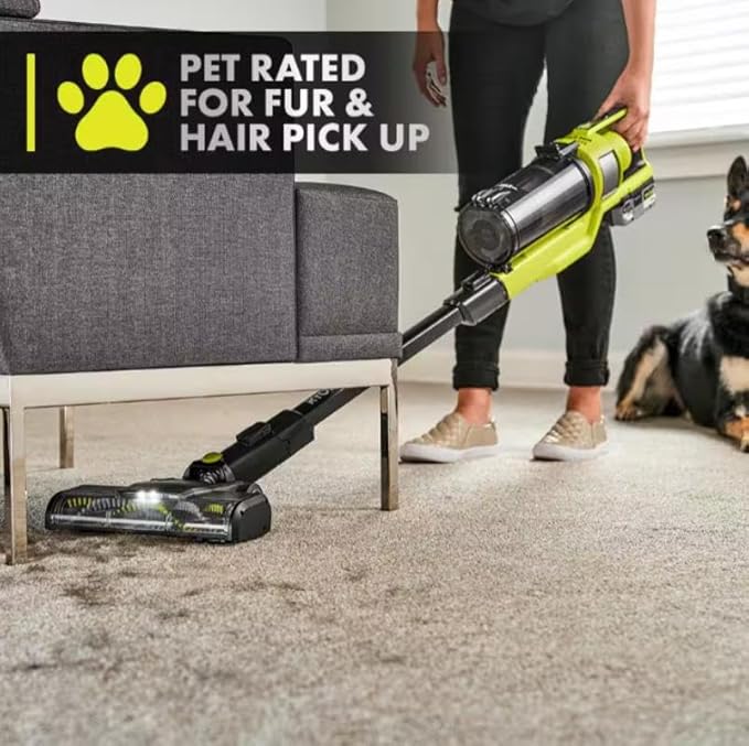 PBLSV716K-PCL700B Fits For RYOBI HP 18V Cordless Pet Stick Vacuum Cleaner Kit w/Battery Charger &amp Cordless Hand Vacuum w/Powered Brush