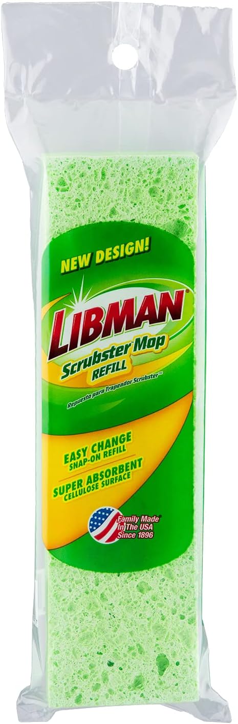 Libman Commercial Scrubster Mop Refill | Case of 6
