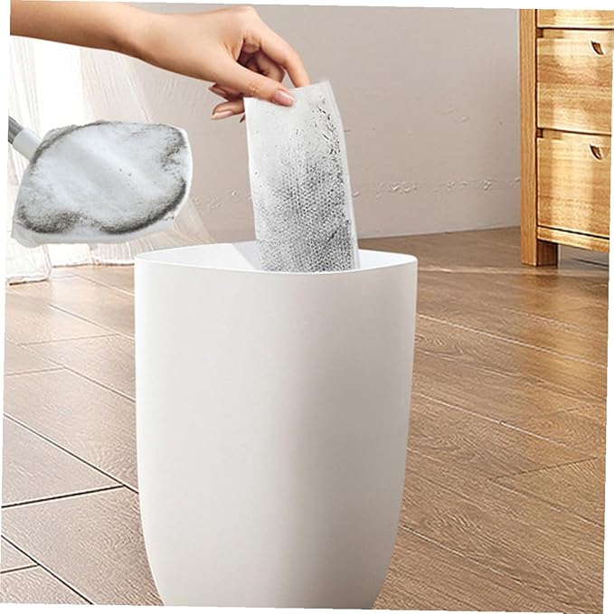 Retractable Household Dust Mop with Long Handle No-wash Rotatable Cleaning Mop Triangle Microfiber Pad for Floor Dust Removal for Home Cleaning