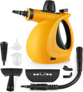 Handheld Steam Cleaner Pressurized Steam Cleaner with 9 Pcs Accessories Multi-Purpose Steamer for Home Use Chemical-Free Steamer for Cleaning Tile Floor Car Sofa Window Bathroom Kitchen