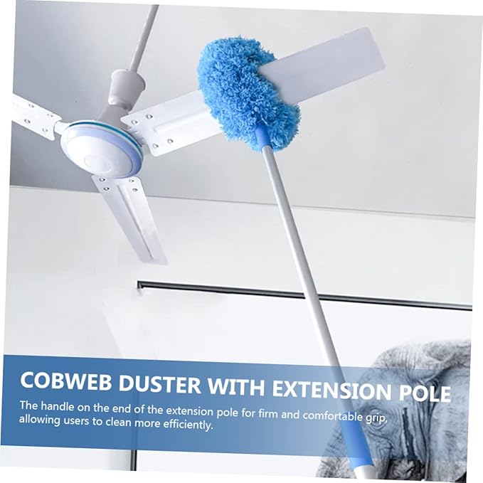 CHILDWEET Extendable Duster with Long Handle Ceiling Fan Cleaner for High Ceilings and Hard to Reach Areas Lightweight and Durable Dust Cleaner for Efficient Home Cleaning