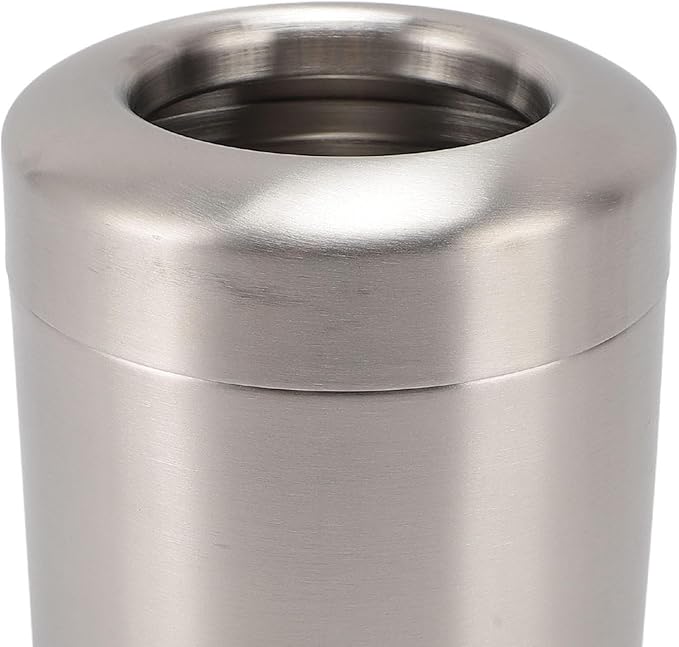 Fockety Countertop Trash Can Stainless Steel Desktop Trash Can Round Garbage Bin Tiny Waste Basket Easy to CleanCountertop Garbage Can for Home Office Near Desk Bathroom Wastebasket