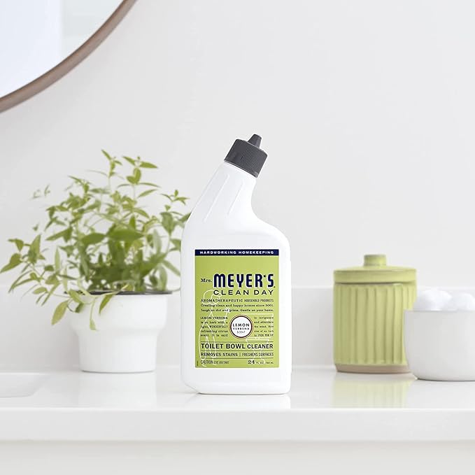 Mrs. MEYER'S Clean Day Lemon Verbena Toilet Bowl Cleaner 24 Fl Oz. (Pack of 6)