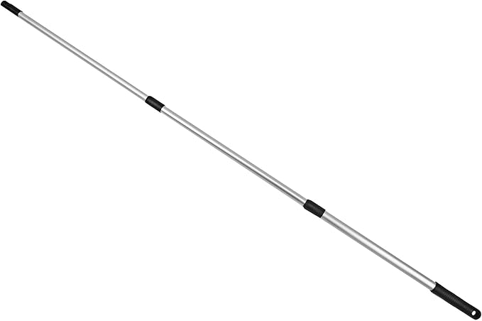 CleanAide Handheld Reusable Microfiber Flex Duster with Adjustable Telescopic Reach Pole – Bendable Lightweight Dust Cleaner for Blinds Shutters Radiators Electronics Glass Hard-to-Reach Areas