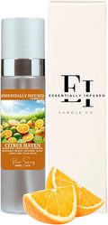 ESSENTIALLY INFUSED Premium Room Sprays (1 x 3.4 fl oz) - Luxurious Home Fragrance | Aromatherapy Long-lasting (Citrus Haven)