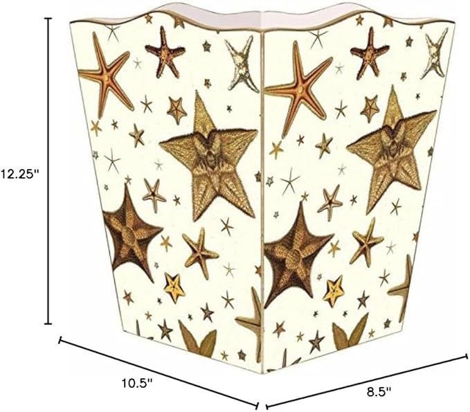 Marye-Kelley WB1416-Starfish Wastepaper Basket