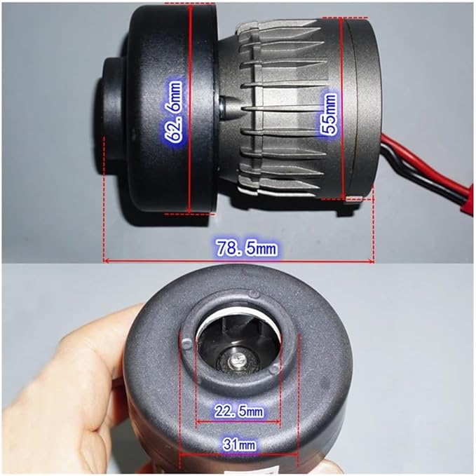 21.6V 200W Brushless Electronic Starter Four-Gear Power Three-Phase Brushless Fan Electronic Starter High-Speed Dust Suction Vacuum Cleaner Brushless