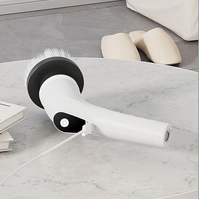 Floor Cleaning Brush - 9 in 1 Long Handle Tile Scrubber Non-Slip Extendable Bathroom Scraper Multifunctional Grout Cleaner | Home Kitchen Outdoor Garage Wall Bathtub Floor Cleaning Tool