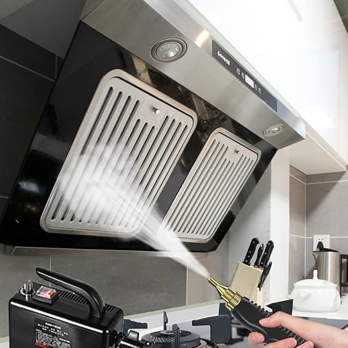 High Pressure Steam Cleaner 2600W Handheld Steam Cleaning MachinePortable High Temperature Cleaning kit for or Kitchen Bathroom Furniture Car Seat