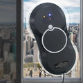 Intelligent Window Cleaning Robot Indoor and Outdoor Wet and Dry Use Remote Control Intelligent Edge Detection System Suitable for Windows Tiles Bathrooms Black