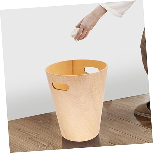 PRETYZOOM Desktop Trash Can Stylish and Wastebasket for Office Bathroom Bedroom Minimalist Design for Tabletop Use