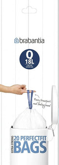 Brabantia Bin Liners 18 L - Size Q 20 Bags
