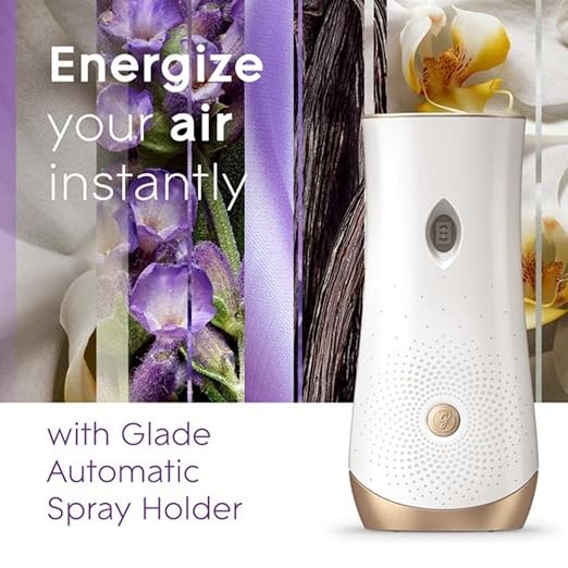 Glade Lavender &amp Vanilla Automatic Spray Refills Air Fresheners (6.2 Ounce (Pack of 6))
