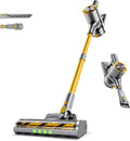 KIKETECH Cordless Vacuum Cleaner with Self-Standing Lightweight Powerful Suction VacuumLED Screen Stick Vacuum Cleaners for Home for Pet Hair Carpets Hardwood Floors H22