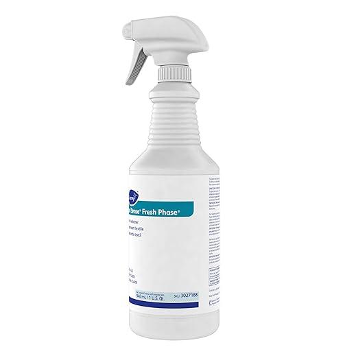 Diversey 3027188 Good Sense Fresh Phase Fabric Freshener Neutralizes Stubborn Odors Fresh Scent Ready-to-Use 32-Ounce