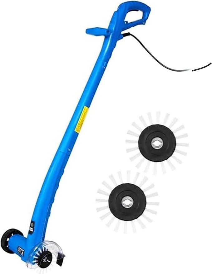 Electric Stand-Up Grout Cleaning Machine – Compact Lightweight Floor Scrubber for Tile Bathroom &amp Kitchen Grout Lines | Easy-to-Use Deep Cleaner for Ceramic &amp Porcelain Tile Floors (Small)