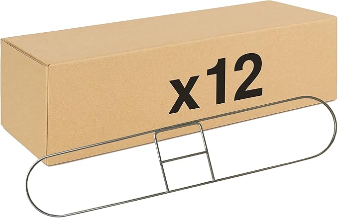 Bulk 12 Pack Dust Mop Frames – Industrial Steel Wire Heavy Duty Hardware for Dry/Dust Mops 24 Inch