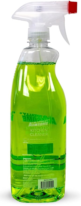 La's Totally Awesome All Purpose Cleaner 64 oz + Kitchen Cleaner Plant-Derived Spray 32oz (Pack of 3)