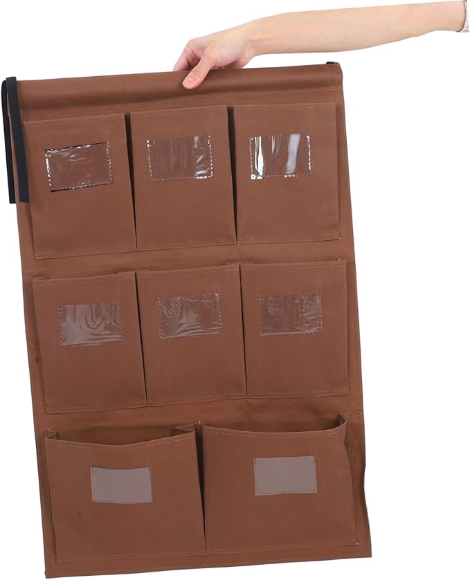 Heavy Duty Cleaning Supply Storage Bag for Housekeeping Carts Versatile Organizer for External Trash Bags and Cleaning Supplies Elegant Design for Hotels