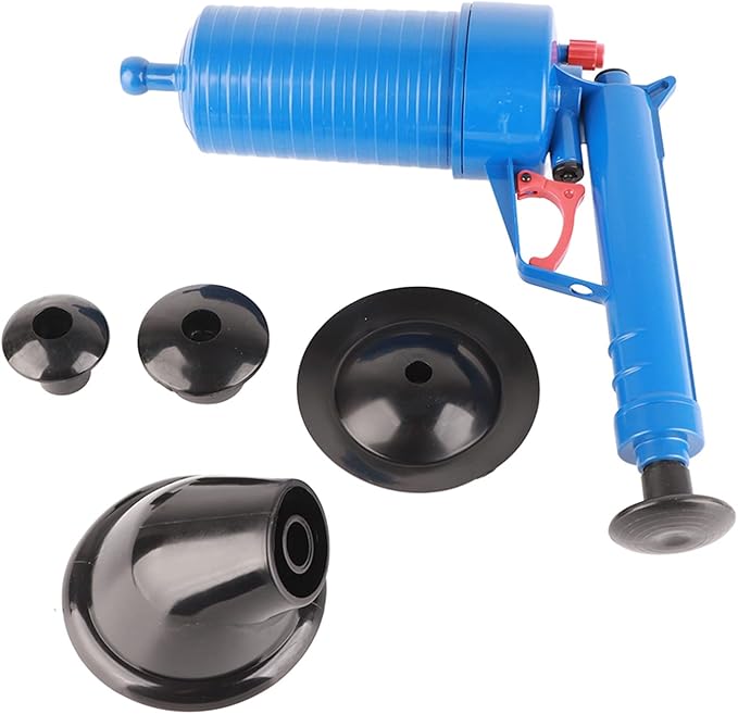 Air Power Toilet Plunger High Pressure Air Power Drain Blasters Drain Opener Sink Plunger Drain Pump Manual Pump Cleaner for Clogged Bath Toilet Pipe Bathtub