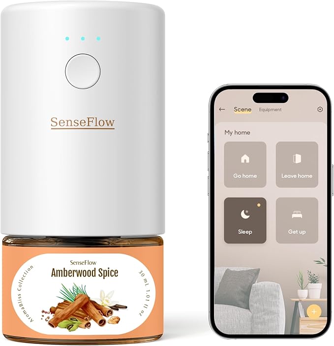 Home Scent Refill for Space Fragrance Diffuser SF101/SF101S-Coastal Blossom/Lavender Citrus Musk