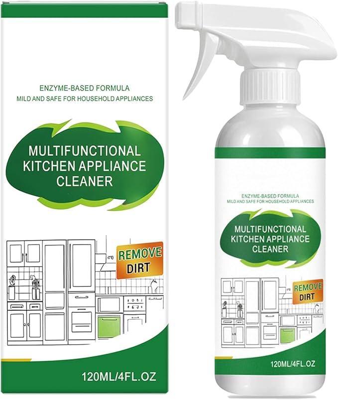 Natural Kitchen Cleaner Spray - 2026 New Multi-Purpose Kitchen &amp Appliance Cleaner for Cabinets Counters Stoves and Ovens