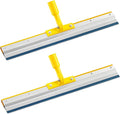 2 Pack 22 Notched Squeegee for Epoxy with 5mm Serrated Blade for Self Leveling Cement Urethane Epoxy Floor Tools