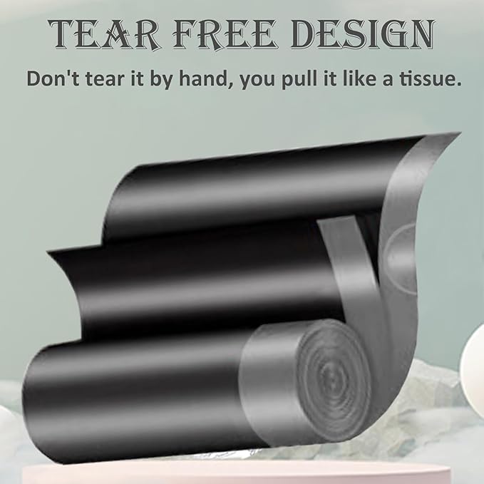 21 Gallon Code X Heavy Duty 1.2 Mil THICK Trash Bags Drawstring Black Garbage Can Liners Fits All 20-21 Gallon/65 Liter 75 Liter 80 Liter Trash Can Code X Compatible