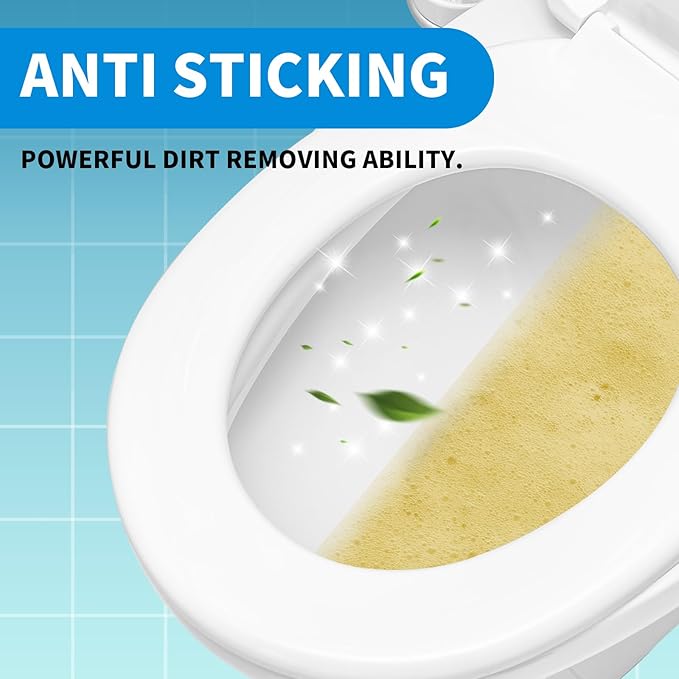 MAMADOU 480ml Foam Shield Smart Toilet Spray Splash Proof Odor Control Cleaning Aid Foam Agent Toilet Prevents Water Splashing Stains Fresh Bathroom Solution 1 Pack
