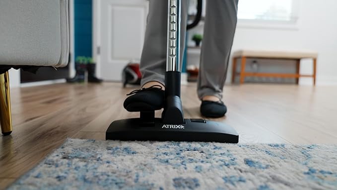 Atrix Rebel Red HEPA Canister Vacuum