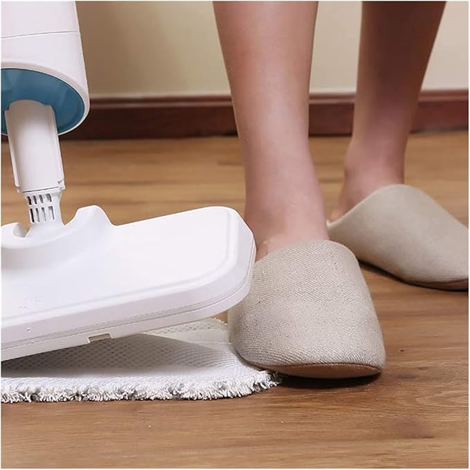 Household Steam Mop High Temperature Cleaner Steam 1200W Multifunctional White Cleaner Electric Brush Floor Steam Mop